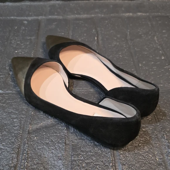 Cole Haan Grand.OS Gold Cap Toe D'Orsay Flats, Size 9 - Picture 3 of 9